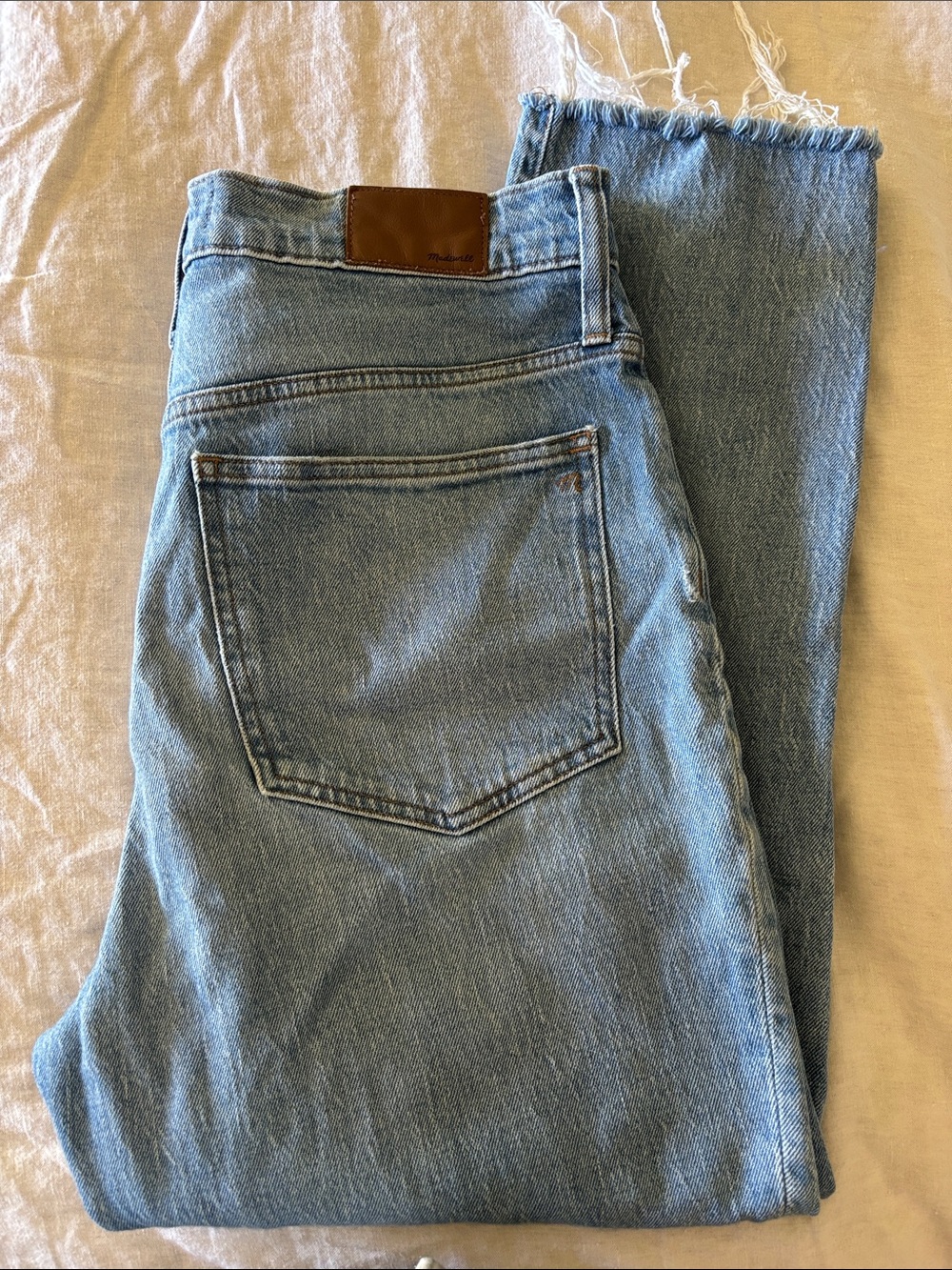 Madewell High Rise Perfect Vintage Light Blue Straight Women’s Jeans